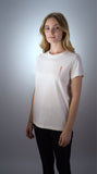 Women's natural limited edition Art-Shirt 'OctoBeast' by Steven Fellowes, GOTS certified organic cotton, front view